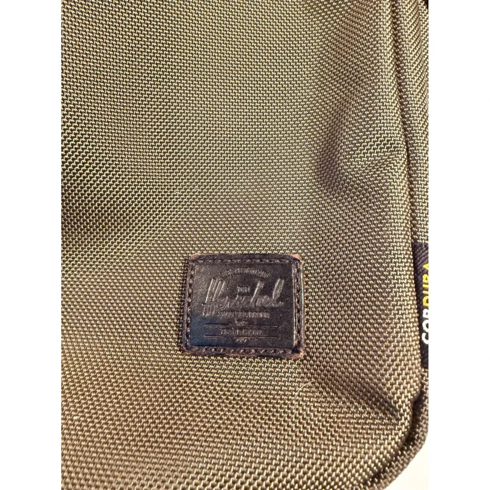 Herschel Supply Co Cordura Ballistic Backpack Olive Green Laptop Travel Bag